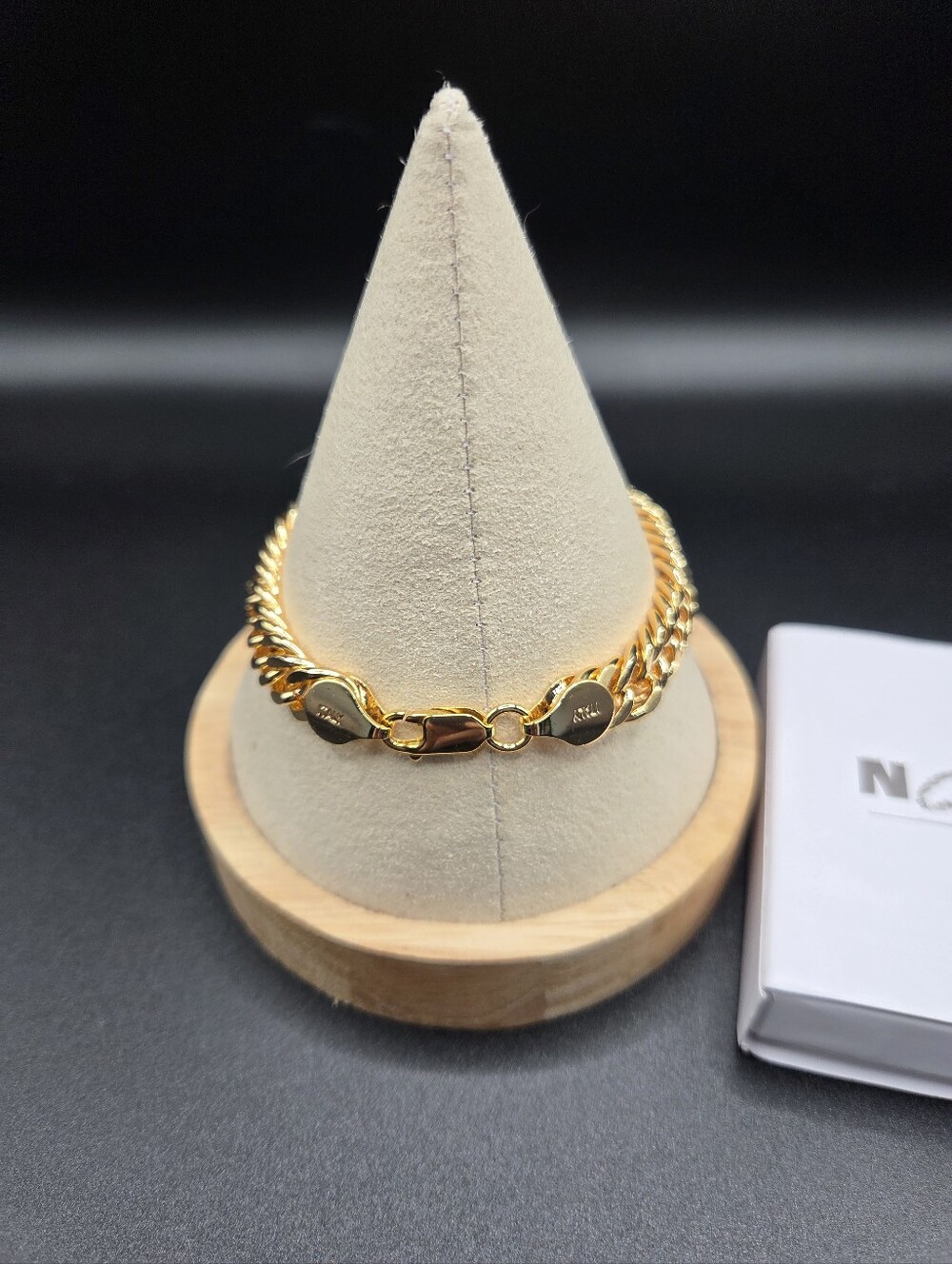 NIB Nometo Jewelry Women's Cuban Style Bracelet Itialian Made